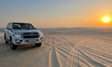 Doha: Sunrise Desert Safari | Camel Ride | Sandboarding