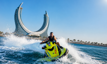 Doha Jet Ski Adventure: Speed, Splash, and Skyline Views